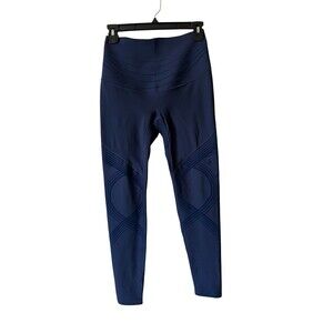 Fanka Women's High Waisted Body Sculpt Leggings 2.0 Compression Lift SZ 8 Blue